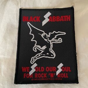 Black Sabbath Rock 'N' Roll Patch